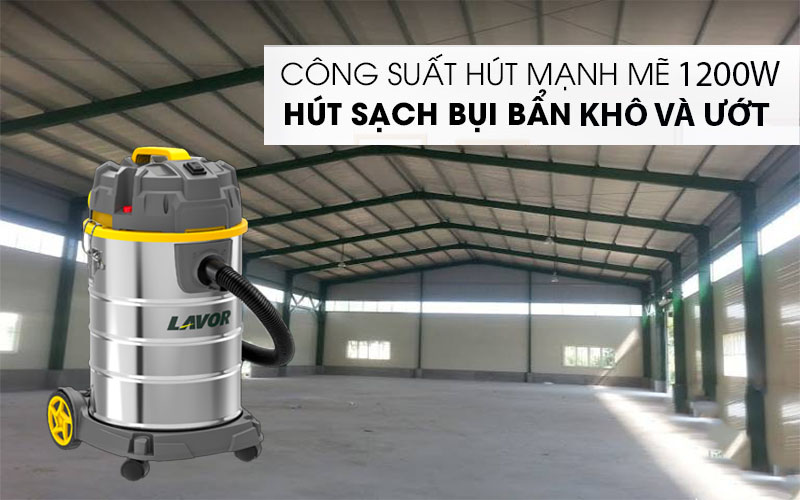 Máy hút thổi bụi khô và ướt Lavor Dozzy 30XS  - Hàng chính hãng