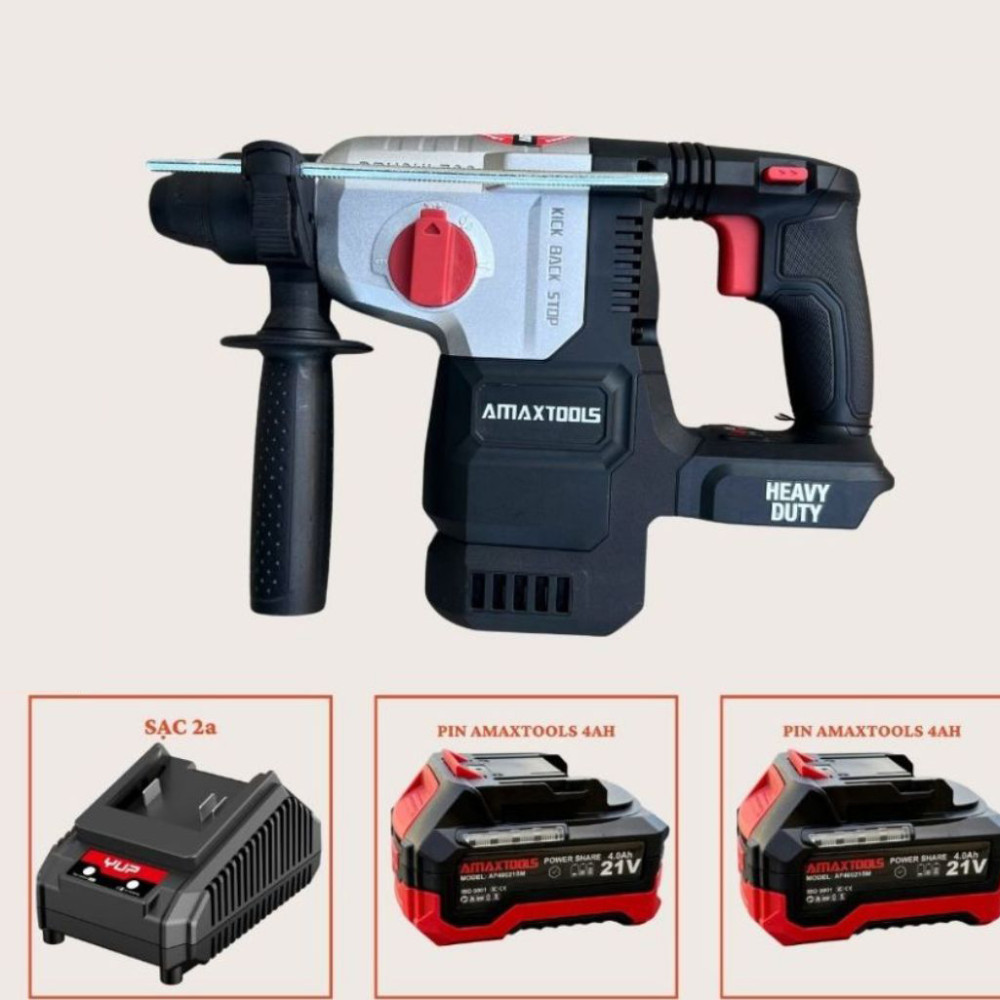 Máy khoan dùng pin Amaxtools A3CN2801SM - Hàng chính hãng