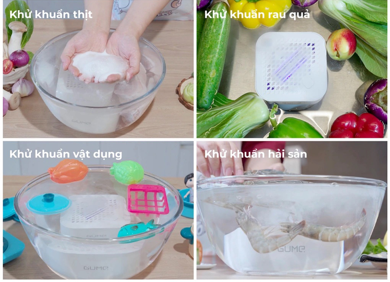 Máy khử khuẩn thực phẩm Gume OWM-01 - Hàng chính hãng