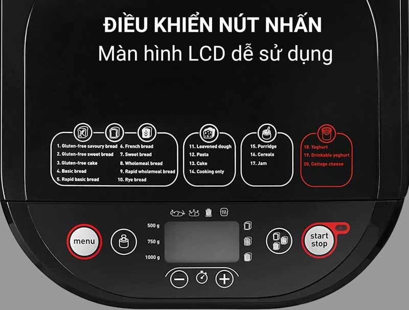 Máy làm bánh mì Tefal  PF240E - Hàng chính hãng