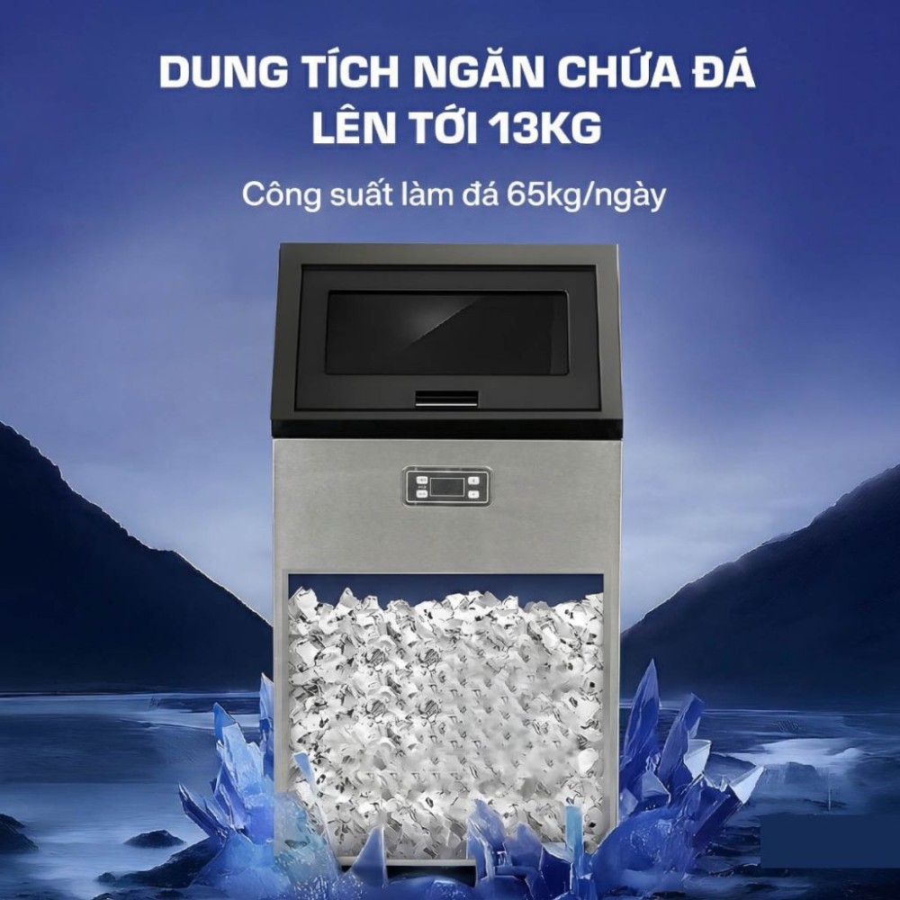 Máy làm đá viên công nghiệp Fujihome IM65 - Hàng chính hãng
