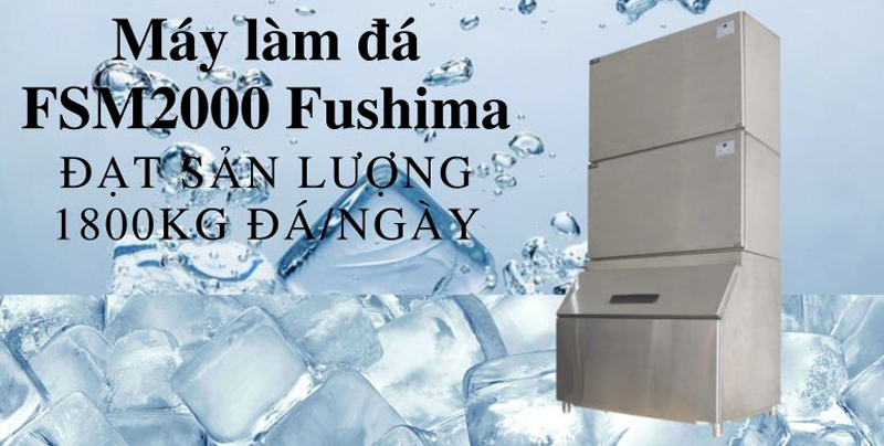 Máy làm đá viên Fushima FSM2000 - Hàng chính hãng