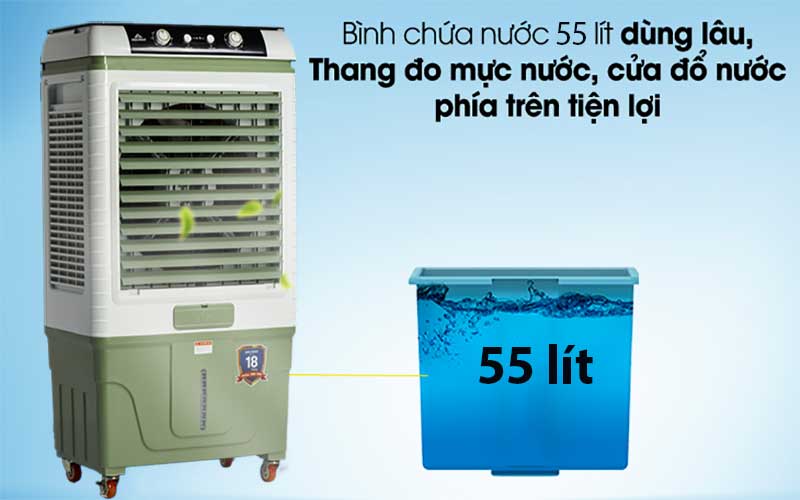 Máy làm mát không khí Hòa Phát HPCF1-010 - Hàng chính hãng