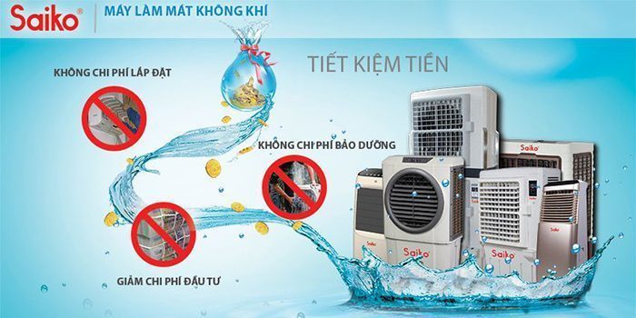Máy làm mát không khí Saiko EC-4800C - Hàng chính hãng