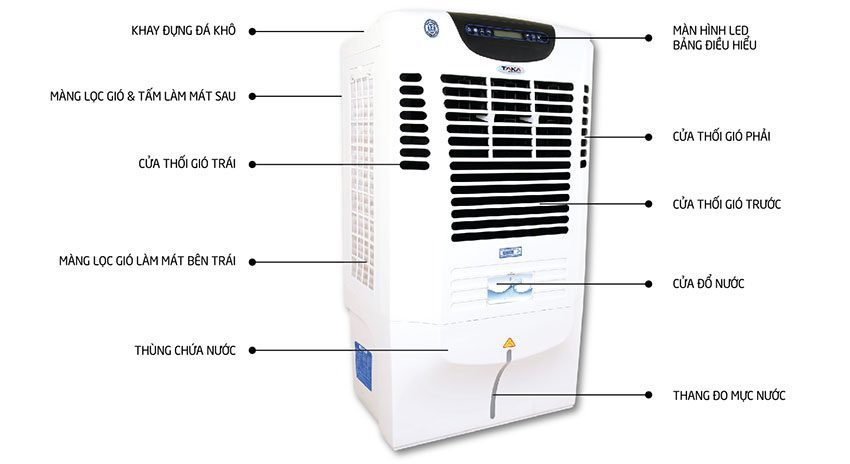 Máy làm mát không khí Taka TK-Q8500 - Hàng chính hãng