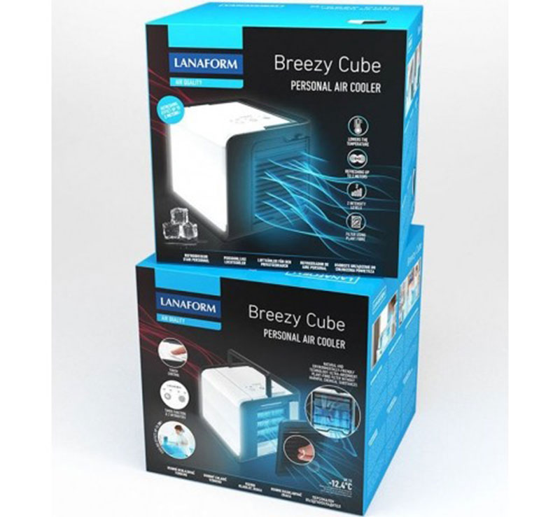 Máy làm mát không khí cá nhân Lanaform BREEZY CUBE LA120801 - Hàng chính hãng