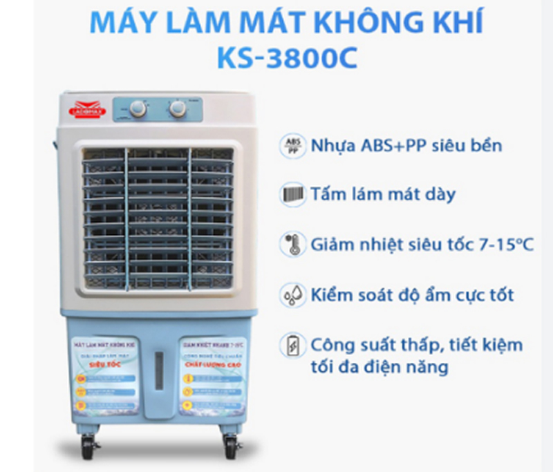 Máy làm mát không khí Ladomax K-S3800C - Hàng chính hãng