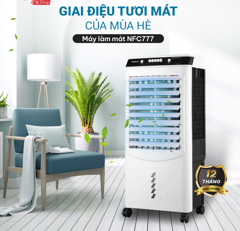Máy làm mát không khí Nagakawa NFC777 - Hàng chính hãng