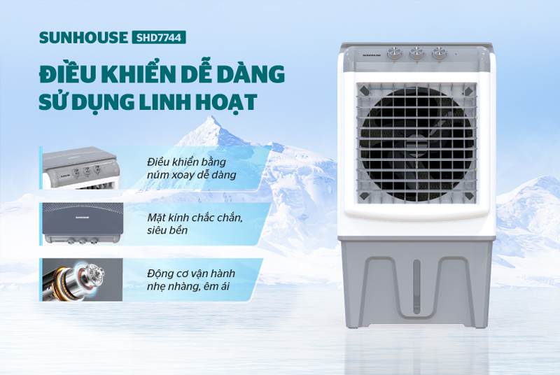 Máy làm mát không khí Sunhouse SHD7744 - Hàng chính hãng