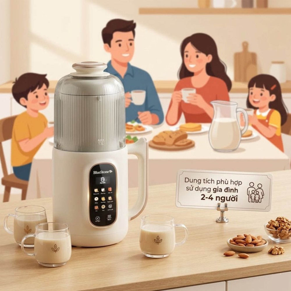 Máy làm sữa hạt đa năng Bluestone SMB-7327 - Hàng chính hãng