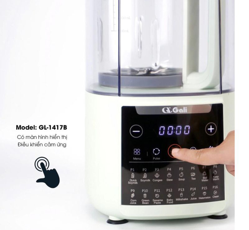 Máy làm sữa hạt Gali GL-1417B - Hàng chính hãng