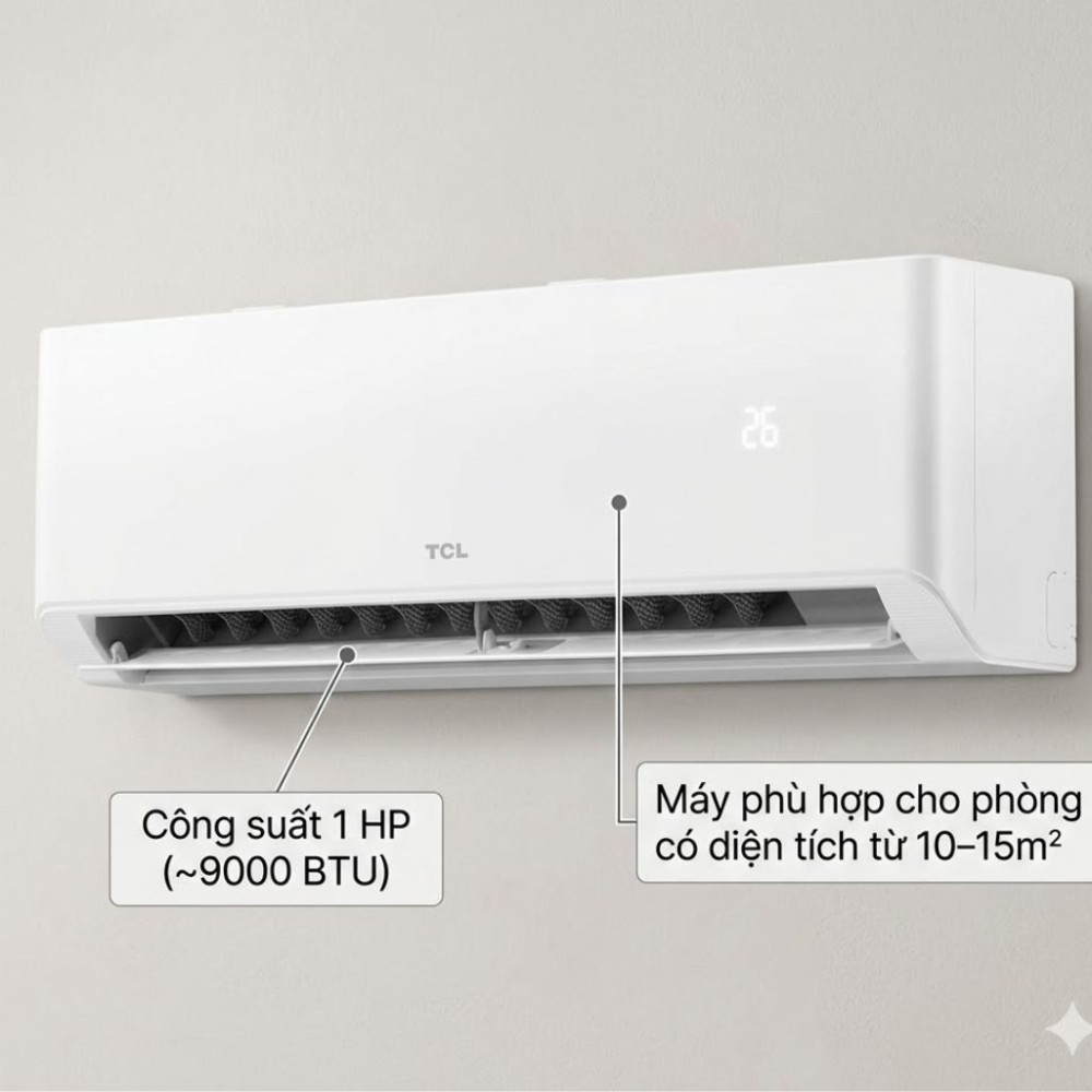 Máy lạnh TCL Inverter 1 HP TAC-SA10CSV/ZA - Hàng chính hãng
