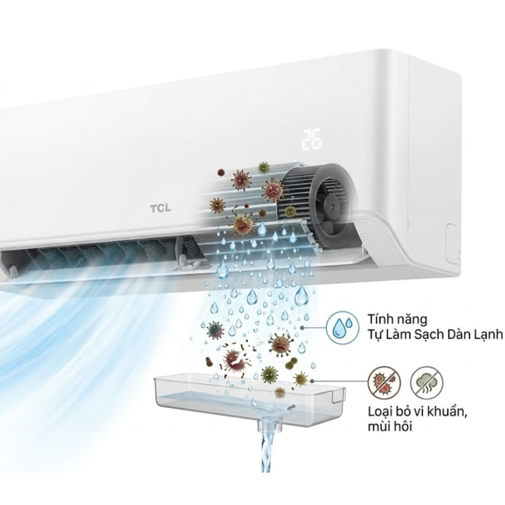 Máy lạnh TCL Inverter 1 HP TAC-SA10CSV/ZA - Hàng chính hãng