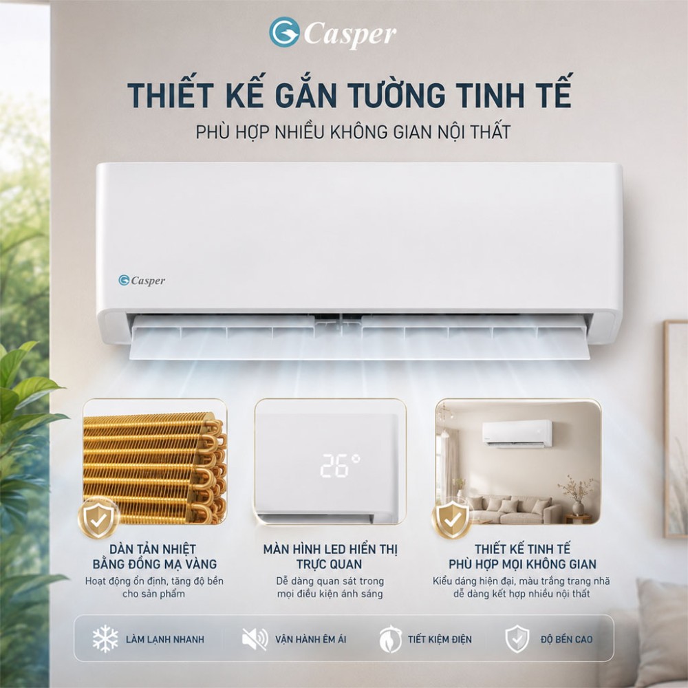 Máy lạnh Casper 1 HP SC-09FB36A - Hàng chính hãng