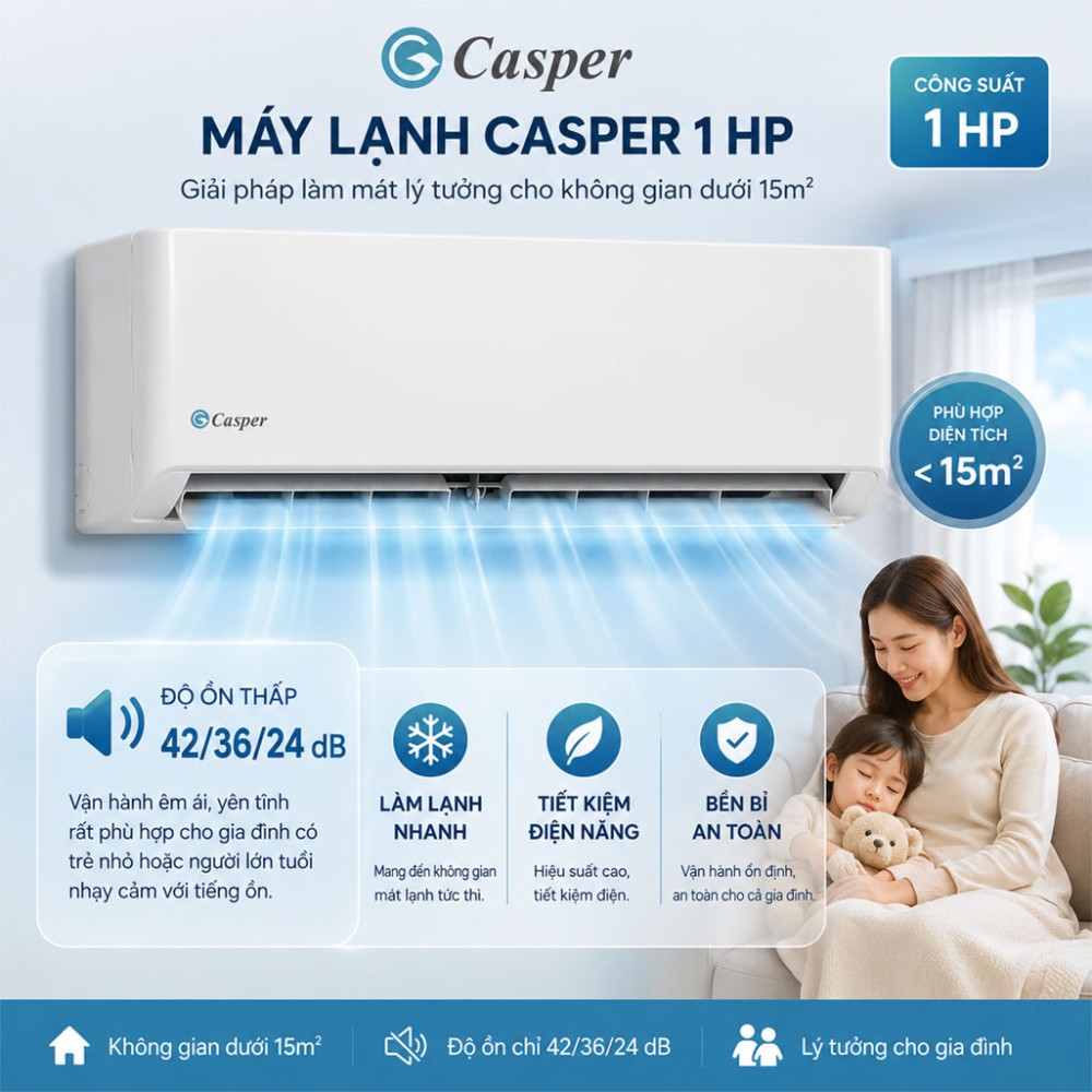 Máy lạnh Casper 1 HP SC-09FB36A - Hàng chính hãng