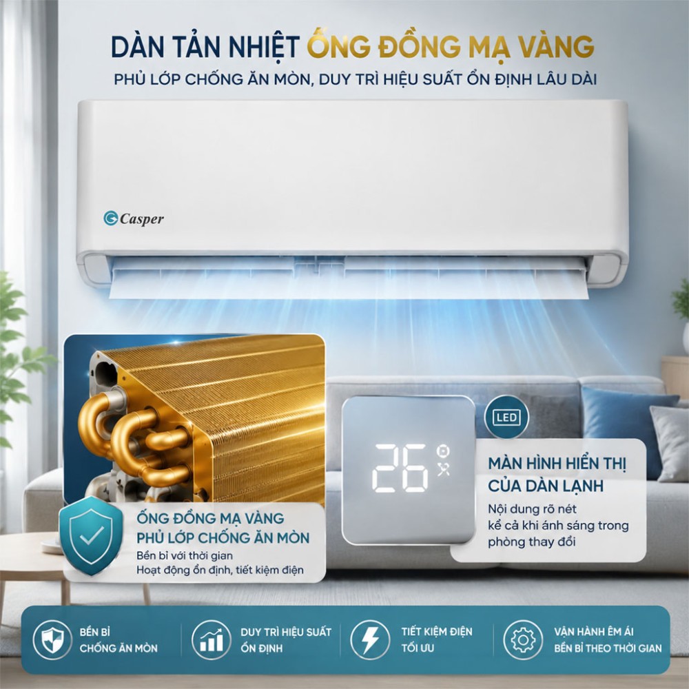 Máy lạnh Casper 1.5 HP SC-12FB36A - Hàng chính hãng