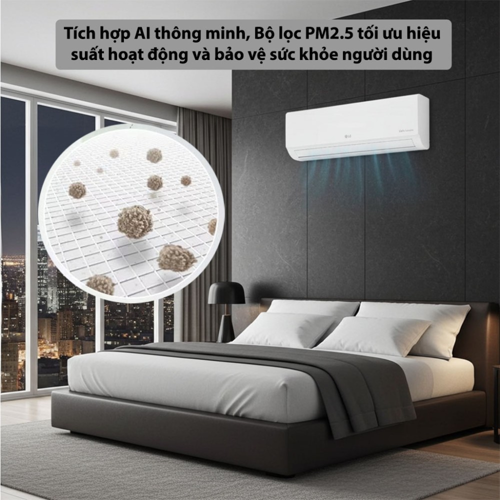 Máy lạnh LG Inverter 1 HP IEC09G1 - Hàng chính hãng