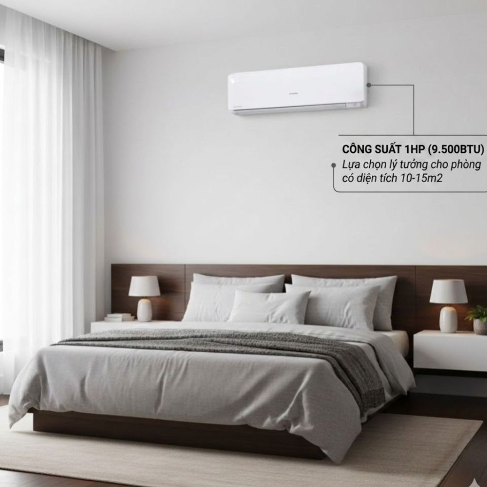 Máy lạnh Mitsubishi Heavy inverter 1HP SRK10YXS-W5 - Hàng chính hãng