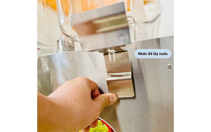 Máy làm lạnh đồ uống dạng khuấy 2 ngăn DN325 - Hàng chính hãng