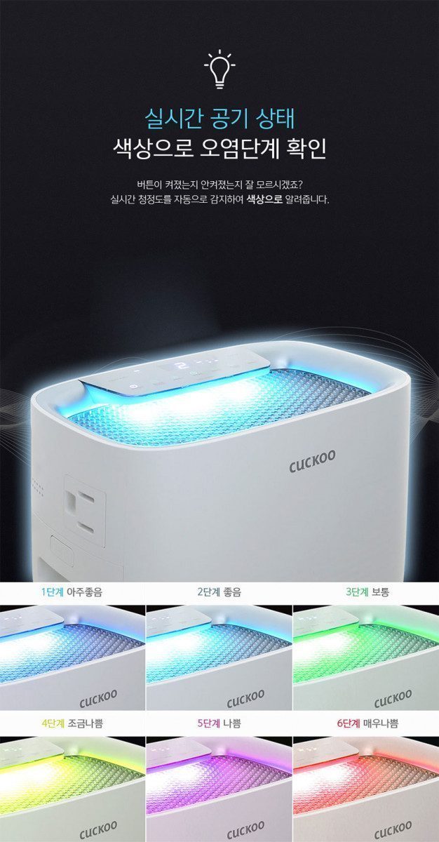 Máy lọc không khí Cuckoo AC-12X20FW - Hàng chính hãng
