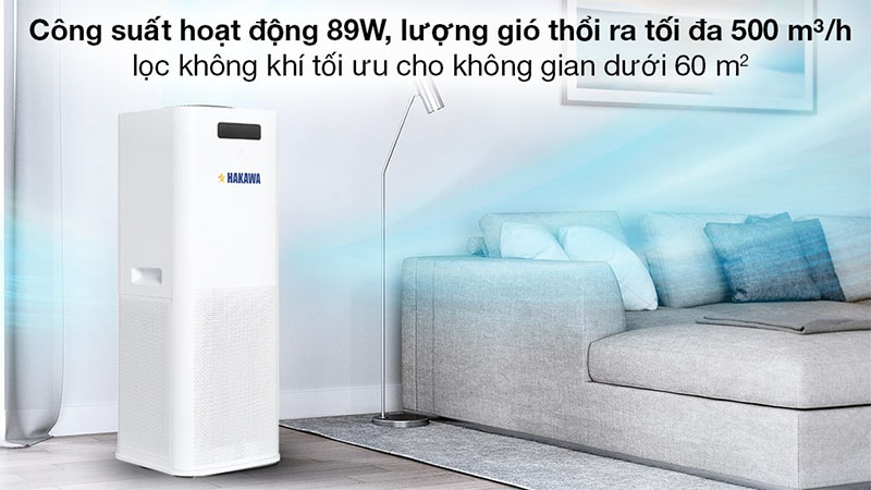 Máy lọc không khí Hakawa HK-K3 - Hàng chính hãng