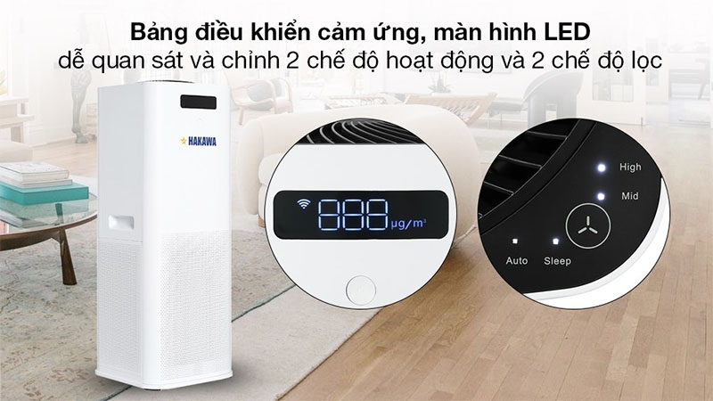 Máy lọc không khí Hakawa HK-K3 - Hàng chính hãng