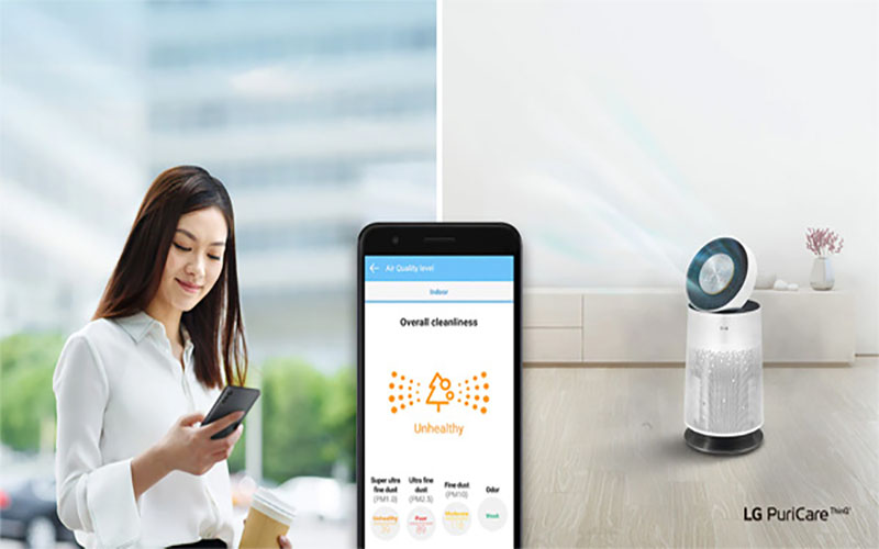 Máy lọc không khí LG PuriCare 1 tầng AS65GDWD0 - Hàng chính hãng
