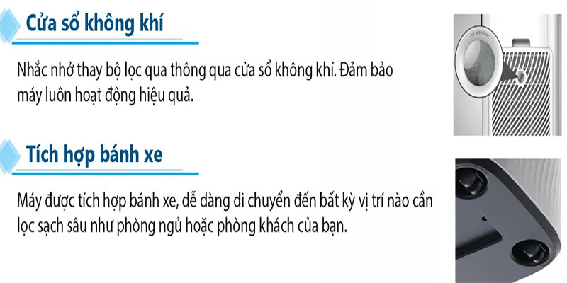 Máy lọc không khí Toshiba CAF-N70(W)VN - Hàng chính hãng