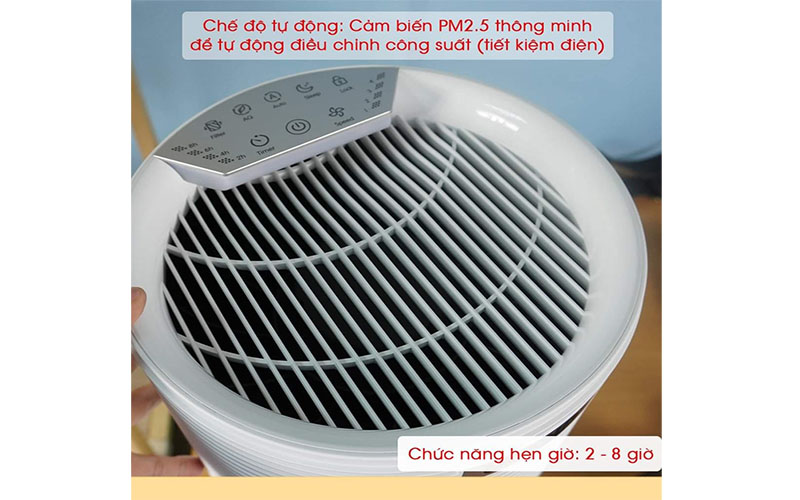 Máy lọc không khí Unold 87210 Luftreiniger Alpha Weiß - Hàng chính hãng