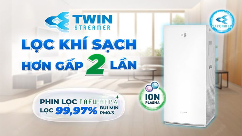 Máy lọc không khí và tạo ẩm Daikin MCK70ZVM7 - Hàng chính hãng