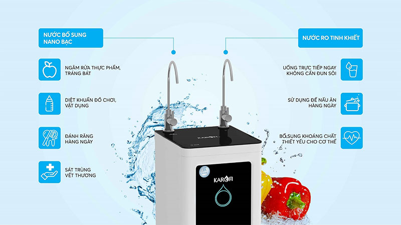 Máy lọc nước Karofi Optimus O-S139-NS - Hàng chính hãng