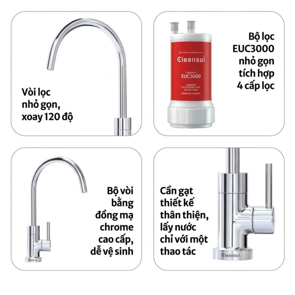 Máy lọc nước Mitsubishi Cleansui EU103 - Hàng chính hãng