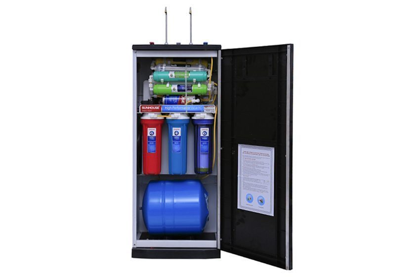 Máy lọc nước R.O nóng lạnh 10 lõi Sunhouse SHR76210CK - Hàng chính hãng