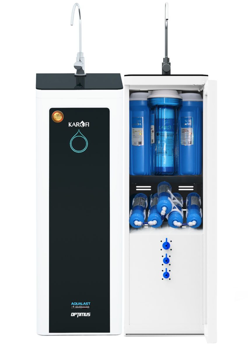 Máy lọc nước 8 lõi lọc Optimus S1 Karofi O-S128 - Hàng chính hãng