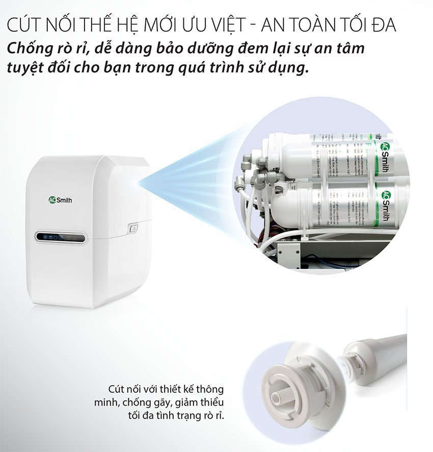 Máy lọc nước RO-Side Stream A.O.Smith G2 - Hàng chính hãng