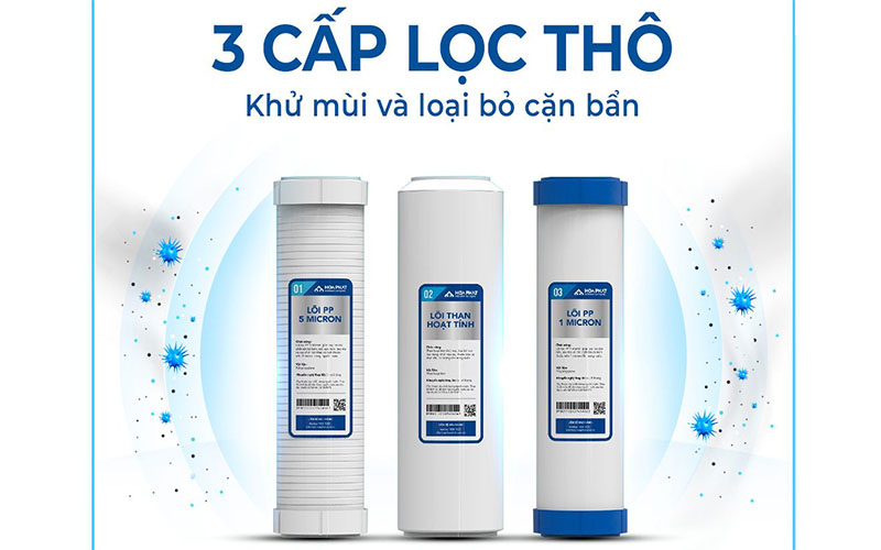 Máy lọc nước RO nóng nguội lạnh Hòa Phát HPN629 - Hàng chính hãng