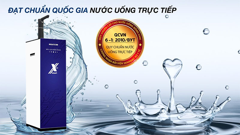 Máy lọc nước RO nóng lạnh nguội Makxim MAK-X6.0 - Hàng chính hãng