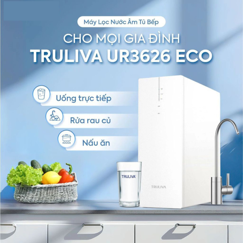 Máy lọc nước Truliva UR3626 ECO - Hàng chính hãng