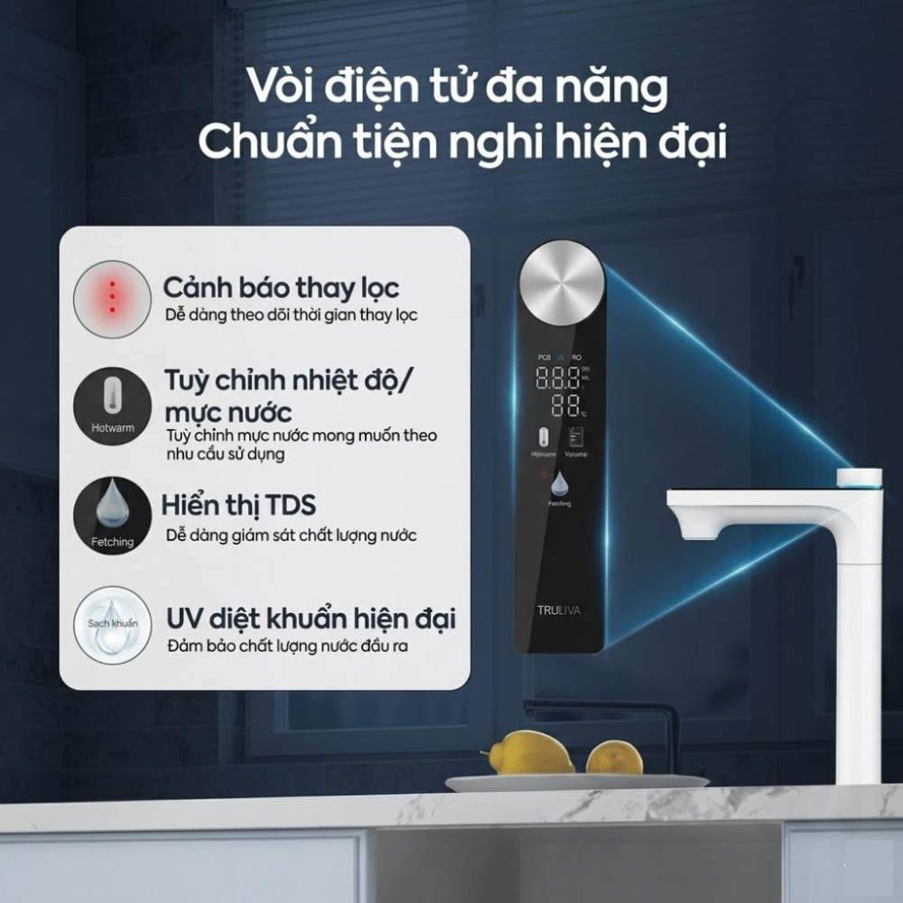 Máy lọc nước âm tủ Truliva UR61096H - Hàng chính hãng