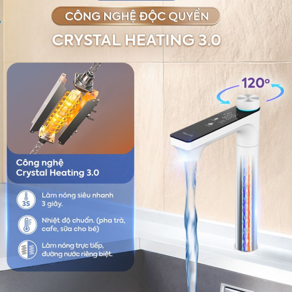 Máy lọc nước âm tủ Truliva UR61096H - Hàng chính hãng