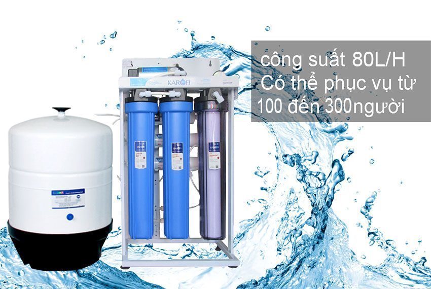Máy lọc nước bán công nghiệp RO Karofi KT-KB80T - Hàng chính hãng