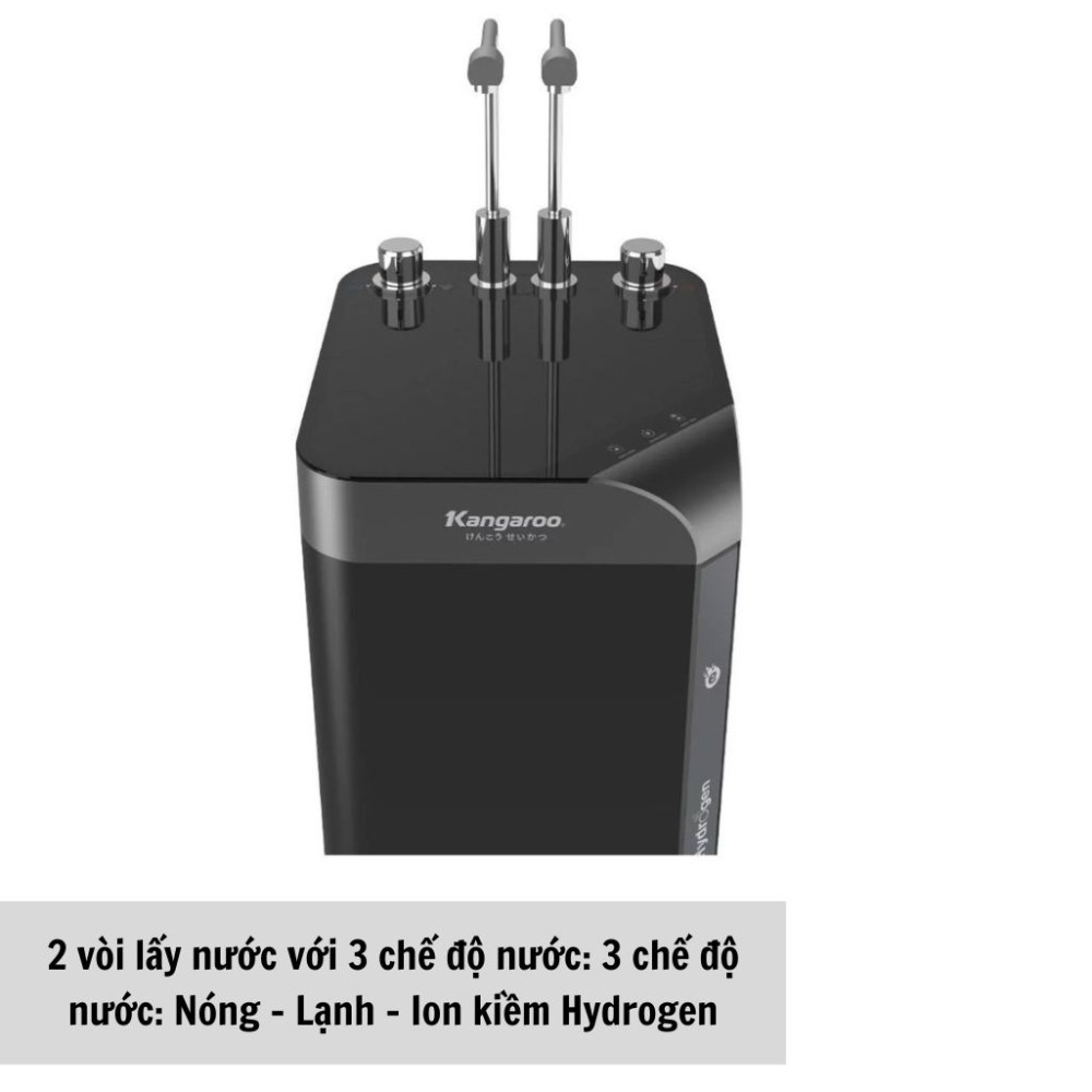 Máy lọc nước Kangaroo Hydrogen ion kiềm nóng lạnh KG100EW2 - Hàng chính hãng
