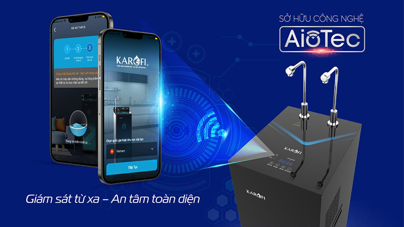 Máy lọc nước nóng lạnh Karofi KAD-N69 - Hàng chính hãng