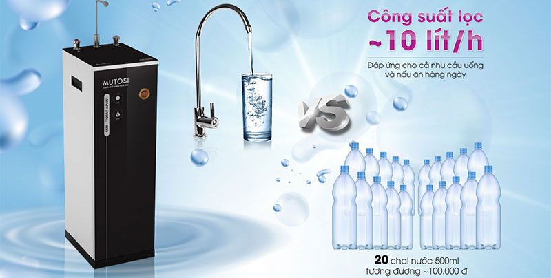 Máy lọc nước nóng - nguội Mutosi MP-582H - Hàng chính hãng