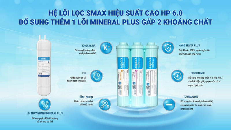 Máy lọc nước nóng nguội Karofi KAH-D15 - Hàng chính hãng