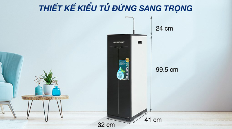 Máy lọc nước RO Sunhouse SHA88113K - Hàng chính hãng