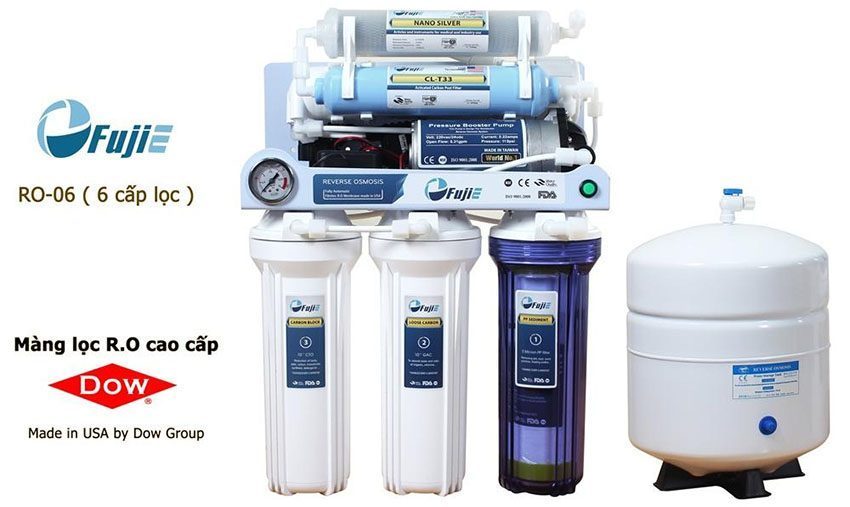 Máy lọc nước tinh khiết RO FujiE RO-06 - Hàng chính hãng