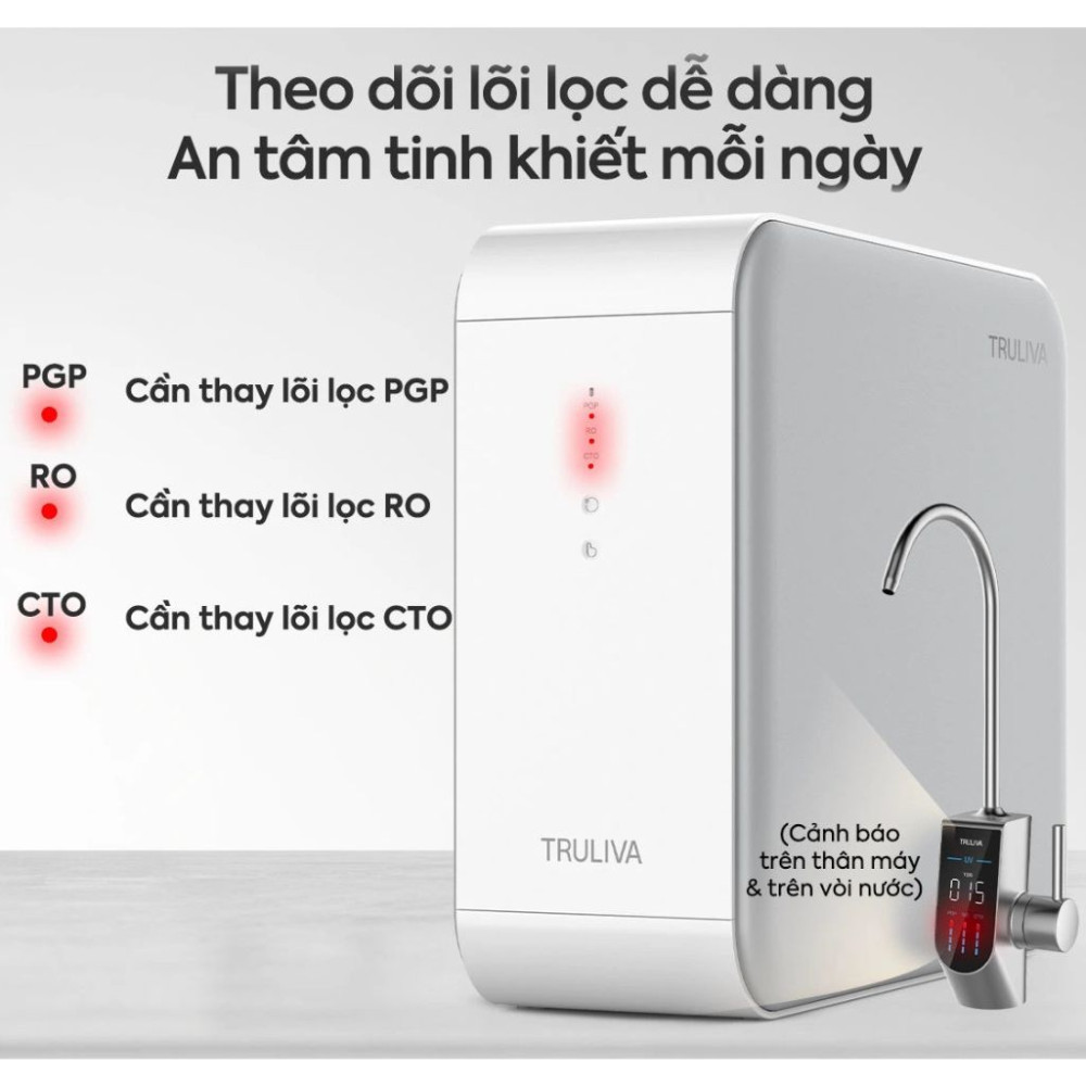 Máy lọc nước âm tủ bếp Truliva UR5840 - Hàng chính hãng