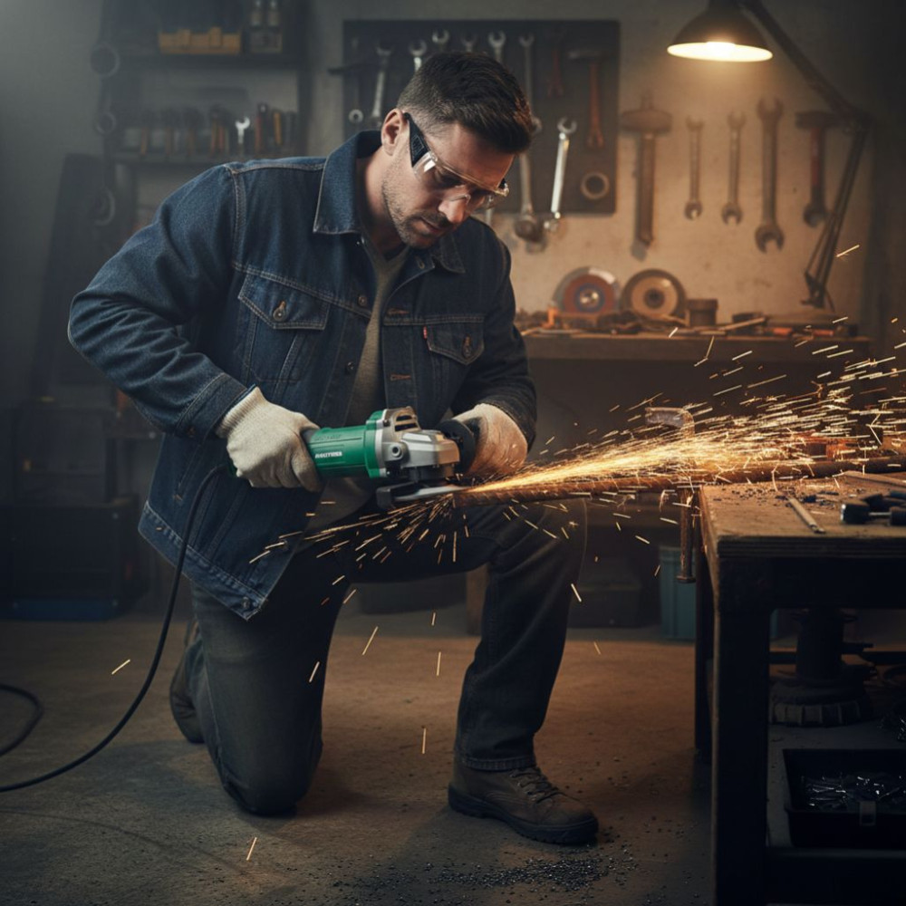 Máy mài góc 950W Amaxtools AMD950BL  - Hàng chính hãng