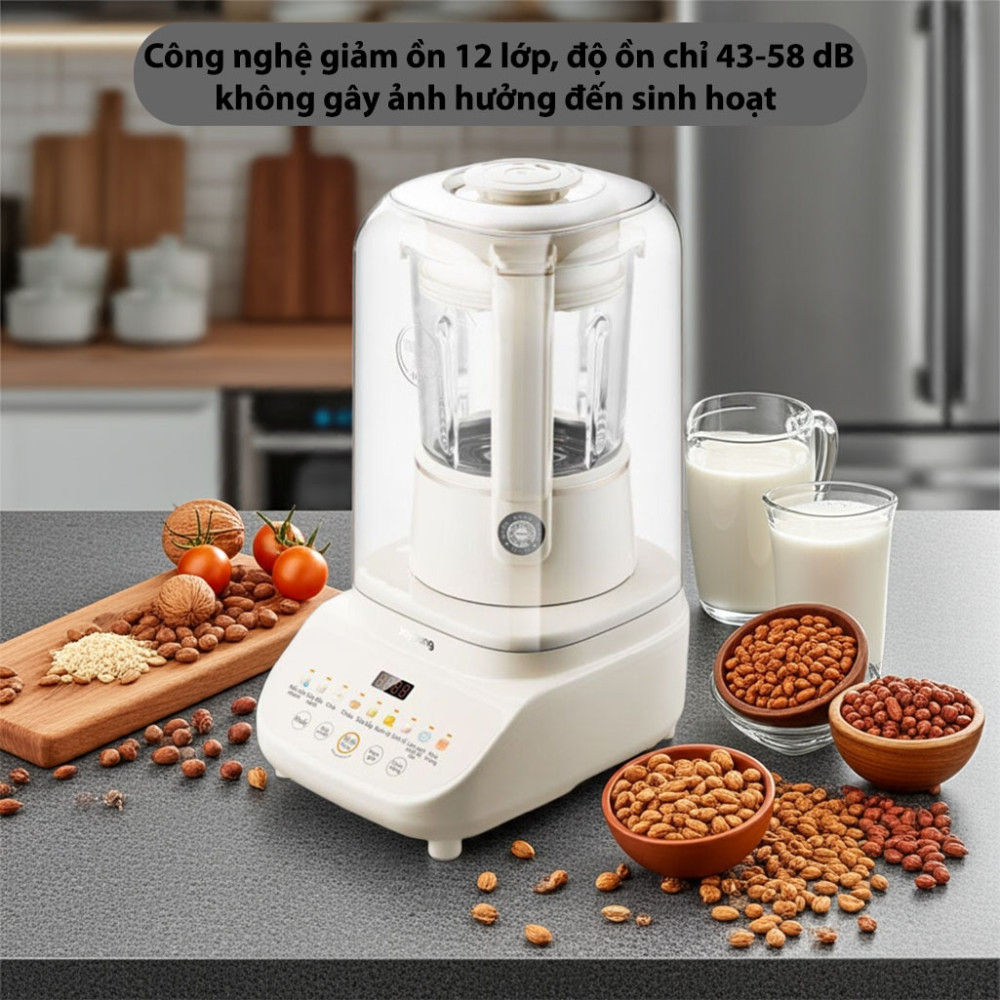 Máy nấu sữa hạt chống ồn Joyoung JHSB-602 - Hàng chính hãng